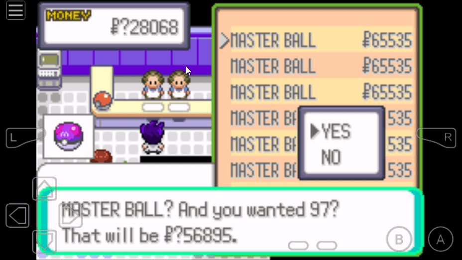 Pokemon Platinum Cheat Codes Master Ball